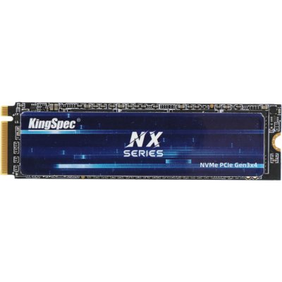 Накопитель SSD KingSpec NX-512, 512Gb, PCIe 3.0 x4, M.2 2280, NVMe, R/W 3400/3100