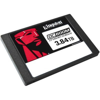 Накопитель SSD Kingston SSD DC600M, 3840Gb, SATA III, 2.5", R/W 560/530