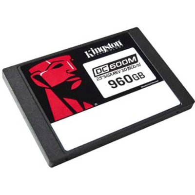 Накопитель SSD Kingston DC600M, 960 Gb, SATA III, R/W 560/530 МБ/с