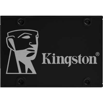 Накопитель SSD Kingston KC600, 2Tb, SATA III, 2.5", R/W 550/520