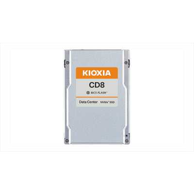 Накопитель SSD KIOXIA Enterprise SSD 2,5"(SFF/U.2), CD8-V, 3200GB (3.2Tb), NVMe 1.4/PCIe 4.0 1x4, R7200/W3800Mb/s, IOPS(R4K) 1250K/340K, MTTF 2,5M, 3DWPD/5Y (Mixed Use), 3D-TLC, 15мм