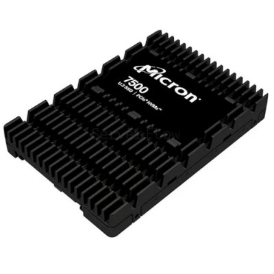 Накопитель SSD PCIE 6.4TB 7500 MAX MTFDKCC6T4TGQ-1BK1JABYY U.3 NVMe 7000/5900 3DWPD MICRON