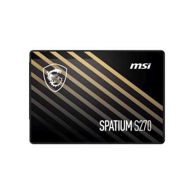 Накопитель SSD MSI SPATIUM S270, 240Gb, 2.5", SATA III, R/W 500/400