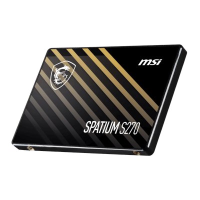Накопитель SSD MSI SPATIUM S270, 960Gb, 2.5", SATA III, R/W 500/450