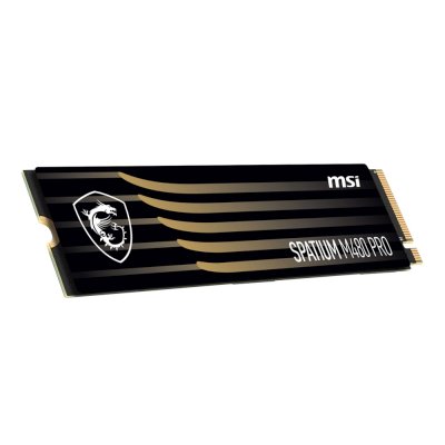Накопитель SSD MSI SPATIUM M480 PRO, 2Tb, M.2 2280, PCIe 4.0 x4, NVMe, R/W 7400/7000