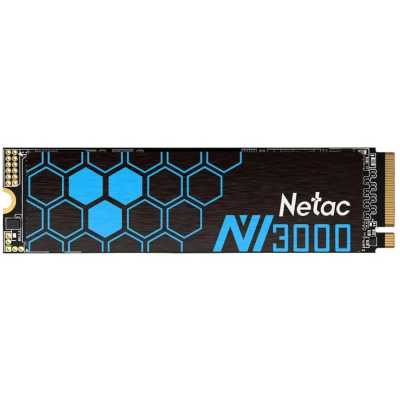 Накопитель SSD Netac NV3000, 250Gb, PCIe 3.0 x4, M.2 2280, NVMe, R/W 3000/1400