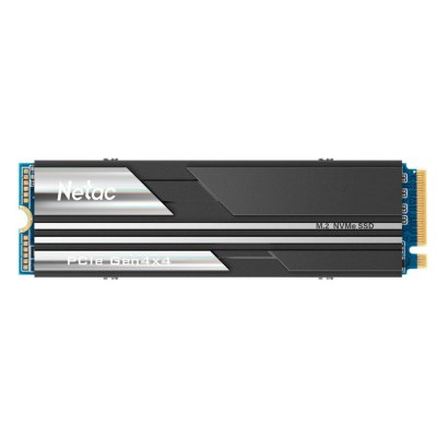 Накопитель SSD Netac NV5000, 500Gb, M.2 2280, PCIe 4.0 x4, NVMe, R/W 5000/2500, с радиатором