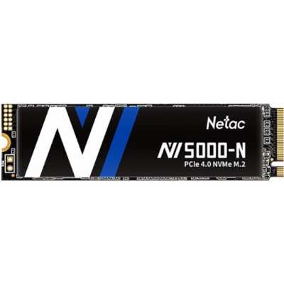 Накопитель SSD Netac NV5000-N, 1Tb, M.2 2280, PCIe 4.0 x4, NVMe, R/W 4800/4600, с радиатором