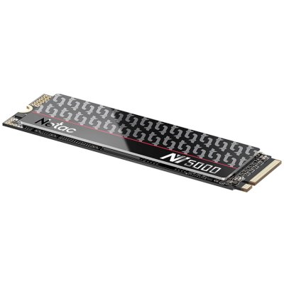 Накопитель SSD Netac NV5000-T, 500Gb, M.2 2280, PCIe 4.0 x4, NVMe, R/W 4800/2700, с радиатором