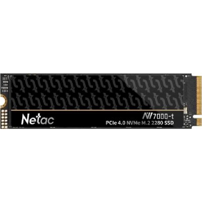 Накопитель SSD Netac NV7000-T, 4Tb, M.2 2280, PCIe 4.0 x4, NVMe, R/W 7300/6700, с радиатором