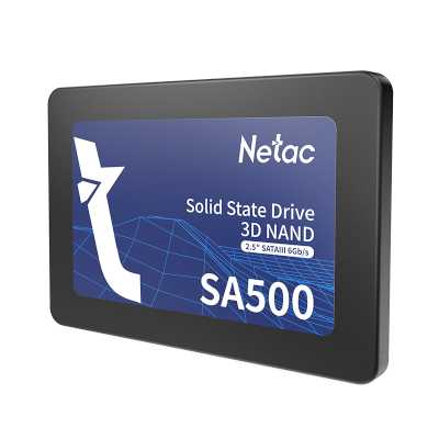 Накопитель SSD Netac SA500, 480Gb, SATA III, 2.5", R/W 520/450