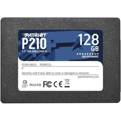 Накопитель SSD Patriot P210, 128Gb, SATA III, 2.5", R/W 450/430