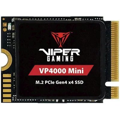 Накопитель SSD Patriot VP4000 Mini, 1Tb, PCIe 4.0 x4, M.2 2230, NVMe, R/W 5000/3500, с радиатором