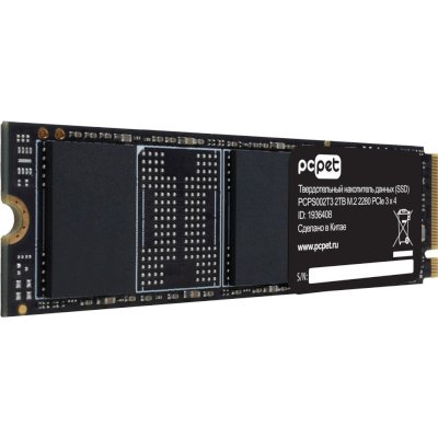 Накопитель SSD PC Pet PCI-E 3.0 x4 2Tb PCPS002T3 M.2 2280 OEM