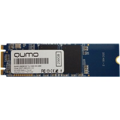 Накопитель SSD QUMO Novation, 256GB, SATA III, M.2 2280, R/W 560/540