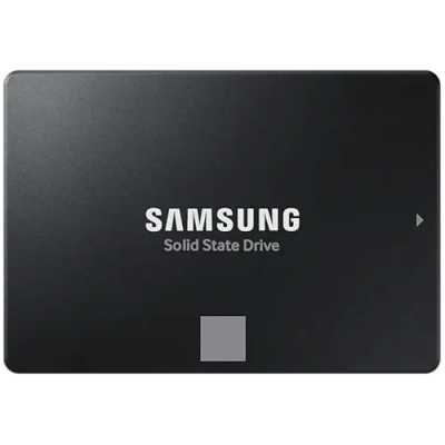 Твердотельный накопитель SSD Samsung 2.5" 2TB 870 EVO Client SSD MZ-77E2T0 SATA 6Gb/s, 560/530, MTBF 1.5M, 3D V-NAND TLC, 2048MB, 1200TBW, 0,33DWPD, RTL MZ-77E2T0B/AM