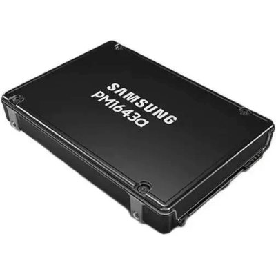 Накопитель SSD Samsung PM1643a, 3.84Tb, SAS 12Gb/s, 2.5", R/W 2100/2000