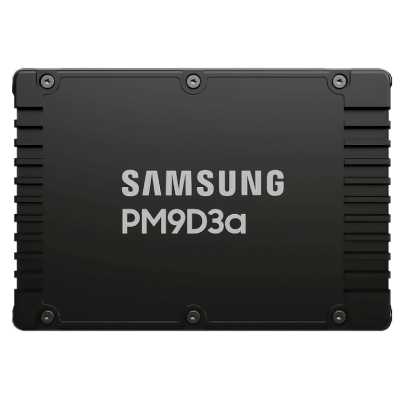 Накопитель SSD Samsung PM9D3a, 15360Gb, U.3(2.5" 15мм), NVMe, PCIe 5.0x4, 3D TLC, R/W 12000/6000Mb/s, IOPs 2 000 000/350 000, TbW 28032, DWPD 1 (12 мес.)