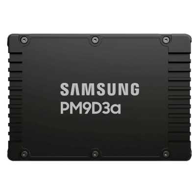 Накопитель SSD Samsung PM9D3a, 1920Gb, U.3(2.5" 15мм), NVMe, PCIe 5.0x4, 3D TLC, R/W 12000/3500Mb/s, IOPs 1 700 000/150 000, TbW 3504, DWPD 1 (12 мес.)
