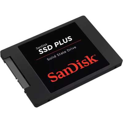 Накопитель SSD SanDisk SSD PLUS 2,5” SATA 250Gb, SDSSDA-250G-G28, 1 year