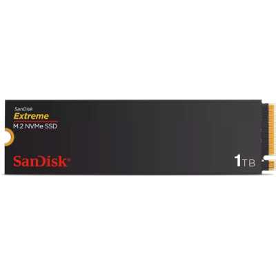 Накопитель SSD SanDisk Extreme M.2 2280 NVMe 1Tb, 51500MBs/4900MBs TBW 600, SDSSDX3N-1T00-G26, 1 year