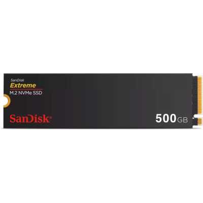 Накопитель SSD SanDisk Extreme M.2 2280 NVMe 500Gb, 5000MBs/4000MBs TBW 300, SDSSDX3N-500G-G26, 1 year