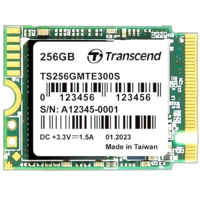 Твердотельный диск 256GB Transcend MTE300S, 3D TLC NAND, M.2 2230 ,PCI-E 4x [ R/W - 2000/950 MB/s]