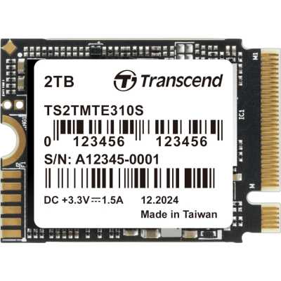 Твердотельный диск 2TB Transcend MTE310S, 3D TLC NAND, M.2 2230,PCIe Gen3x4 [ R/W - 5000/4000 MB/s]