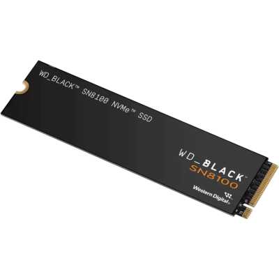 Твердотельный накопитель Western Digital Black SN8100 SSD M2.2280 PCIe 5.0 1Tb, 14900MBs/14000MBs, TBW 1200, WDS100T1X0M, 1 year