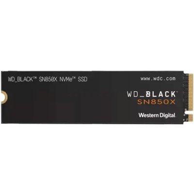 Накопитель SSD WD 1Tb Black SN850X, M.2(22x80мм), NVMe, PCIe 4.0 x4, 3D TLC, R/W 7300/6300Mb/s, IOPs 800 000/1 100 000, TbW 600, DWPD 0.3 (12 мес.)