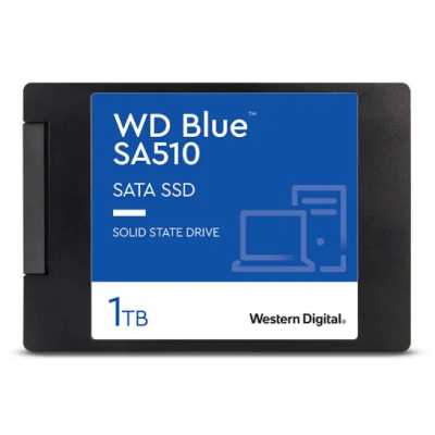 Накопитель SSD WD Blue SA510 1Tb, SATA III, 2.5", R/W 560/520