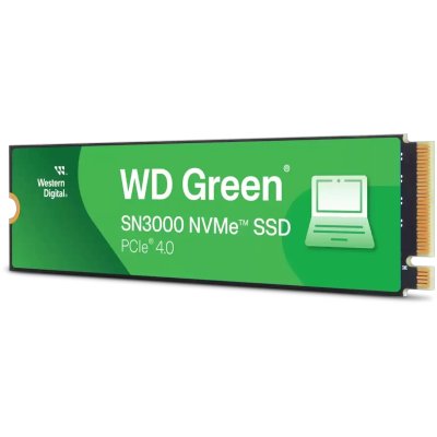 Накопитель SSD Western Digital WD Green SN3000, 1Tb M.2 2280, PCI-E 3x4, R/W - 5000/4200 MB/s