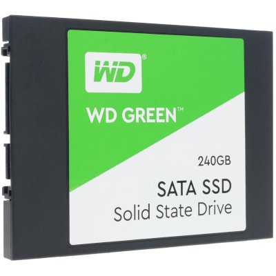 Накопитель SSD WD Green WDS240G3G0A, 240Gb, SATA III, 2.5", R/W 545/465