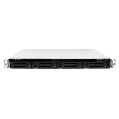 Серверный корпус Ablecom 1U chassis; Mini-ITX, Micro-ATX, ATX MBs; 4 x 3.5'' hsb; 2 x USB; 1 x COM port (Front); 1 x FH expantion slot; 600W (1+1) (80 Plus Platinum); no rails