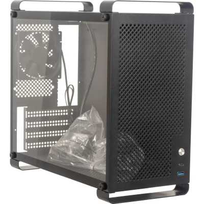 Компьютерный корпус Accord ACC-GCUB4 черный без БП mATX 1x92мм 1xUSB 3.0 1xUSB3.1 audio