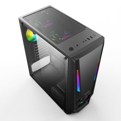 Компьютерный корпус ALSEYE Reactor-B Mini-ITX/Micro ATX/ATX, USB 2.0*2+HD Audio+USB 3.0*1 USB 2.0*2+HD Audio+USB 3.0*1
