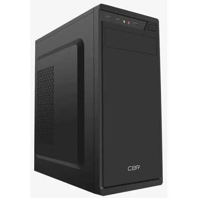 Корпус CBR PCC-ATX-J02-WPSU ATX Miditower J02, Без БП, 1*USB 3.0, 2*USB 2.0, HD Audio+Mic,Black