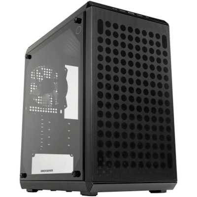 Компьютерный корпус Cooler Master MasterBox Q300L V2 черный без БП mATX 4x120мм 1x140мм 2xUSB3.0 audio bott PSU