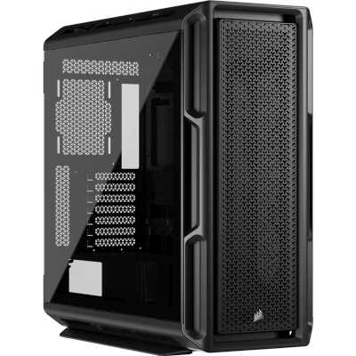 Корпус без блока питания Case Corsair 5000T, Midi-Tower, TG, no fan, 4xUSB-A 3.2, 1xUSB 3.2 Type-C, E-ATX, ATX, mATX, mITX черный