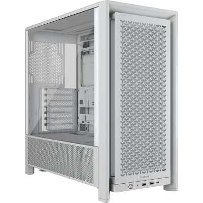 Корпус Corsair Frame 4000D RS White, Midi-Tower, белый, 3 x 120 мм