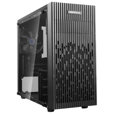 Компьютерный корпус Deepcool MATREXX 30 без БП, большое боковое окно, черный, MICRO ATX/MINI-ITX