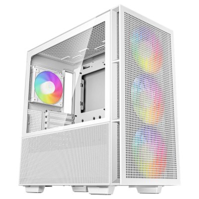 Компьютерный корпус Deepcool CH560 WH без БП, боковое окно (закаленное стекло)