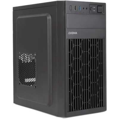 Компьютерный корпус Digma DCC-MN302 черный без БП mATX 1x80мм 2x120мм 1xUSB2.0 1xUSB3.0 audio