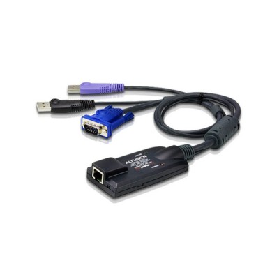 Модуль удлинителя, SVGA+KBD+MOUSE USB 2.0+AUDIO,50 метр., для подкл. комплекта перключат. KN2124v/KN2140v/KN4124v/KN4140v, макс.разреш. 1600х1200, RJ45+HD-DB15+USB A-тип+2xMINI JACK, Female+4xMale, без Б.П.,(Virtual Media DDC2B) USB Virtual Media KVM Adap