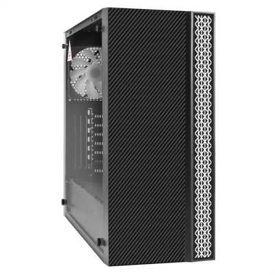 Компьютерный корпус Miditower ExeGate EVO-9211-700NPX (ATX, БП 700NPX с вент. 12см, с окном, 2хUSB+1хUSB3.0, HD аудио, черный, 1 вент. с RGb подсветкой)