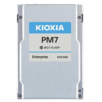 Накопитель SSD KIOXIA SSD PM7-V, 1600Gb, 2.5" 15мм, SAS 24G, TLC, R/W 4200/3400 MB/s, IOPs 720K/320K, TbW 8760, DWPD 3 (12 мес.)