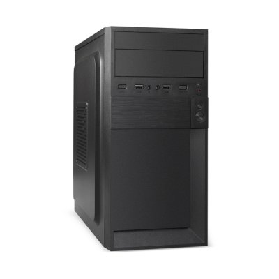 Корпус EXEGATE EX291139RUS черный без БП 4*USB 2.0 audio