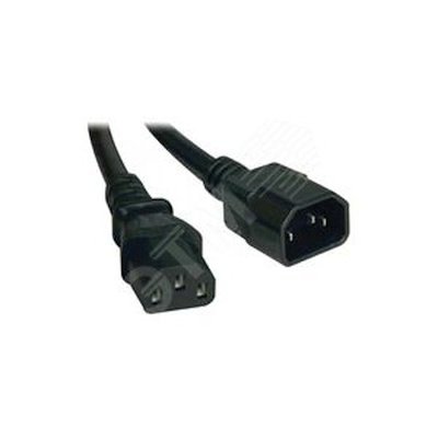Шнур питания ITK PC-C19C20-3M C19-C20 проводник.:3x1.5мм2 3м 230В 16А черный