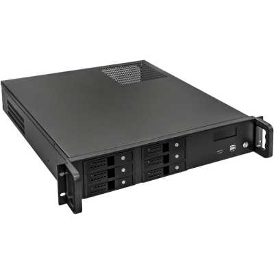 Серверный корпус ExeGate Pro 2U480-HS06 (RM 19", высота 2U, глубина 480, БП 1000ADS, 6xHotSwap, USB)