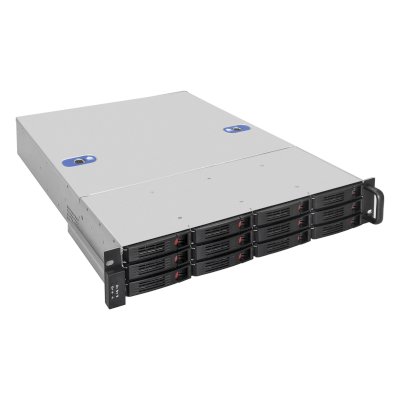 Серверный корпус ExeGate Pro 2U660-HS12 (RM 19", высота 2U, глубина 660, БП 2U-700ADS, 12xHotSwap)